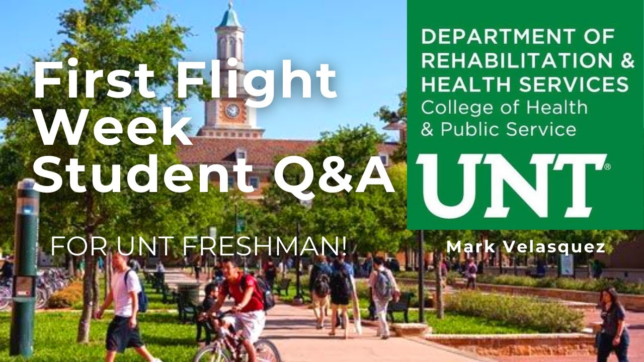 UNT First Flight Week Student Q&A | College of Health & Public Service