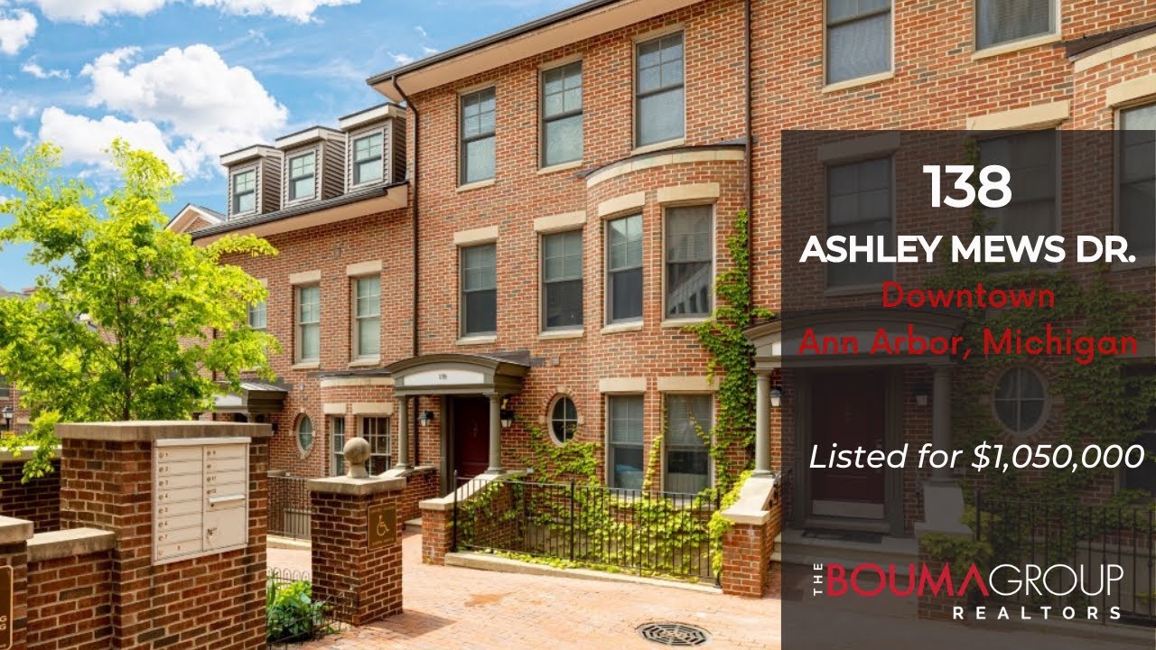 2352 SQ. FT. Brownstone in Downtown Ann Arbor! 138 Ashley Mews Drive, Ann Arbor MI 48104