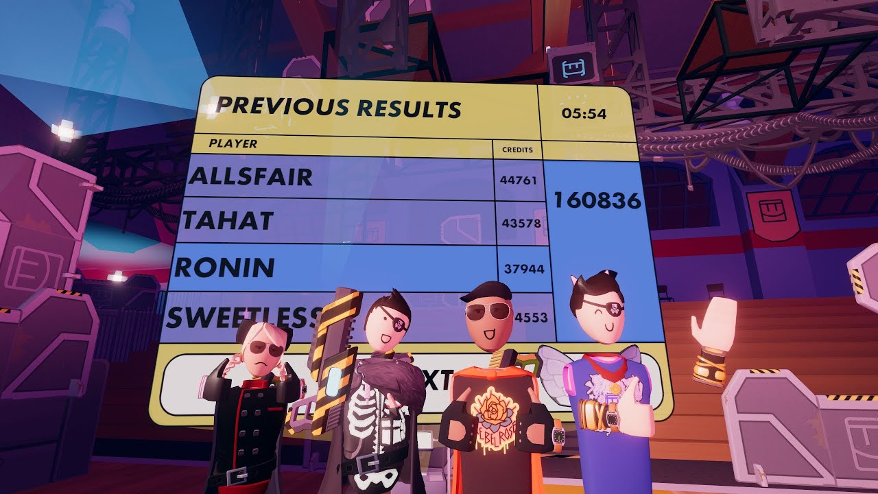 Rec Room Jumbotron Speedrun 5:54