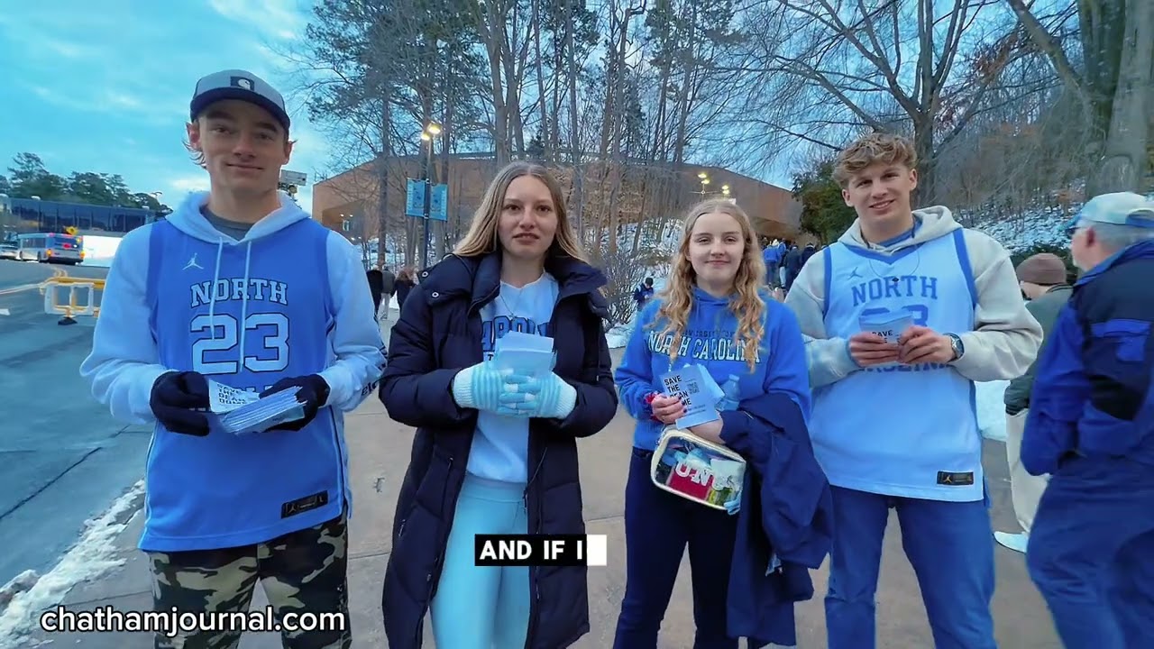 #UNC students asking folks to sign petition to keep Dean Smith Center on campus - 2.2.26