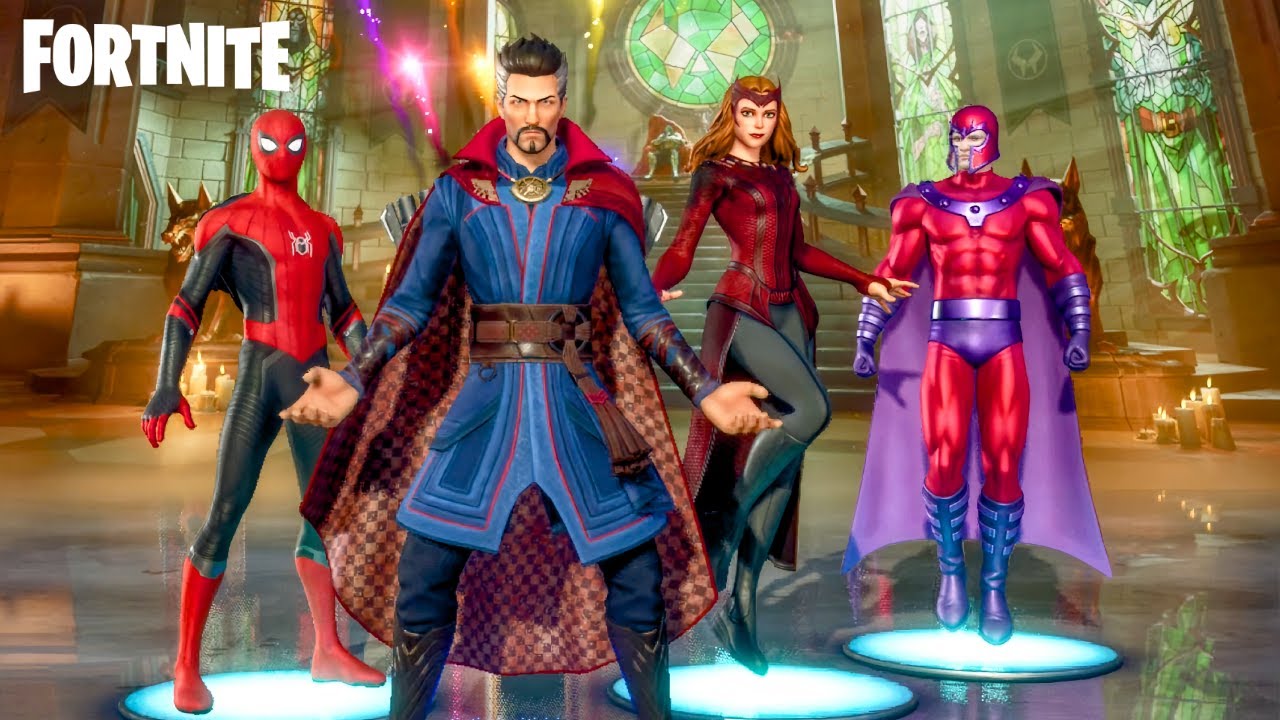 DOCTOR STRANGE & SCARLET WITCH Squad! - Fortnite Zero Build Squads