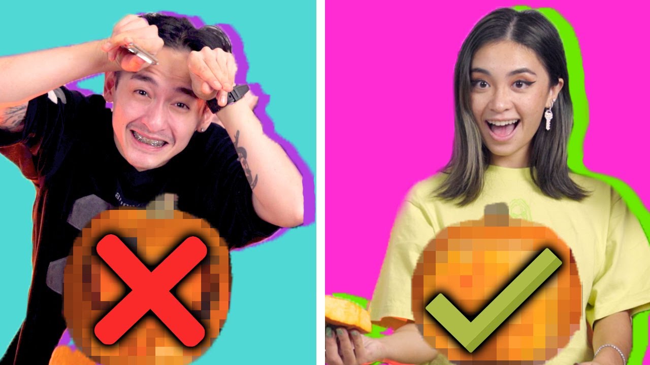 We Tried Carving Pumpkins For Halloween