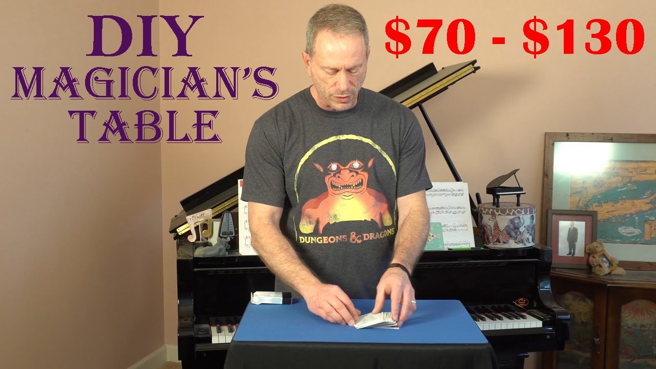 DIY Magician Table🪄🔥for Close-up Magic and Card Tricks for as Little as $70