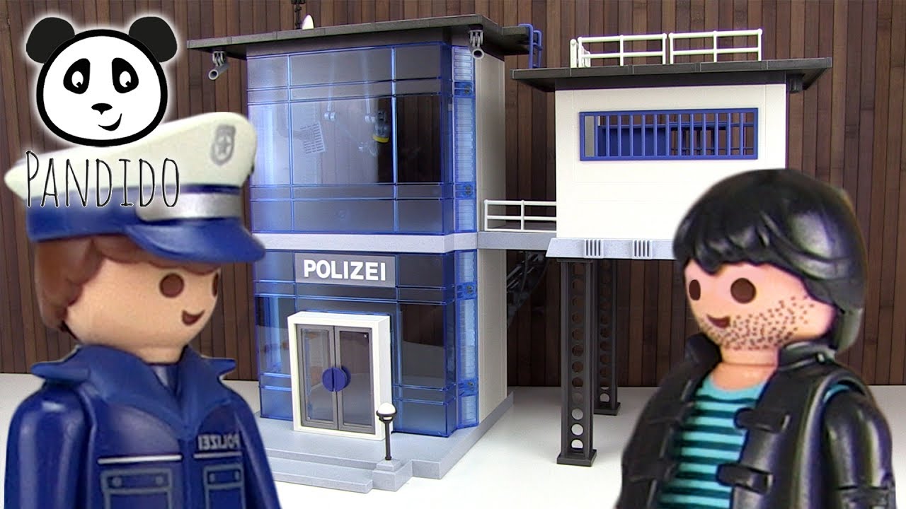 ⭕ PLAYMOBIL Polizei - Polizeistation mit Alarmanlage - Pandido TV