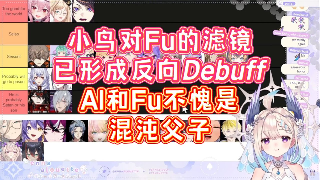 [熟]鸟之审判: Alban&Fulgur当庭受审(剪辑版)/Enna Alouette/Fulgur Ovid/Alban Knox