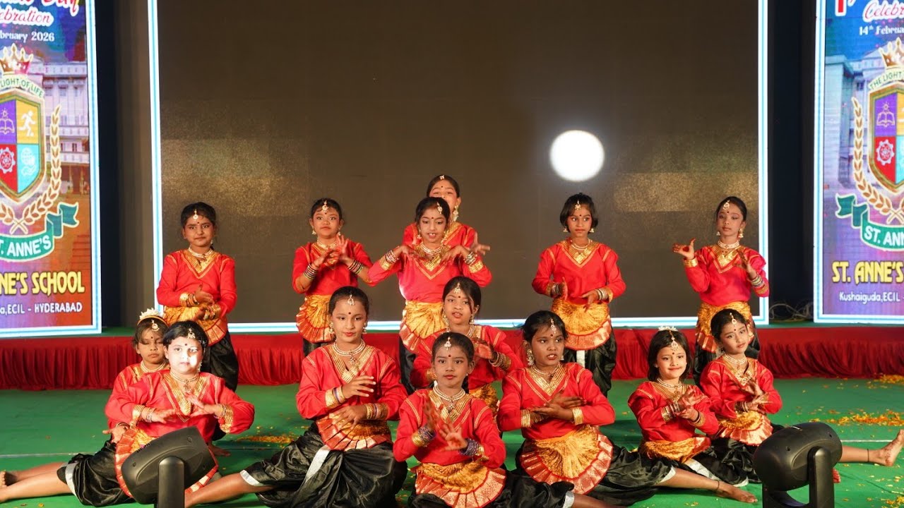 Guru bramha guru Vishnu dance performance by  St.Anne's school kushaiguda(ECIL)1st ANNUAL DAY  2026
