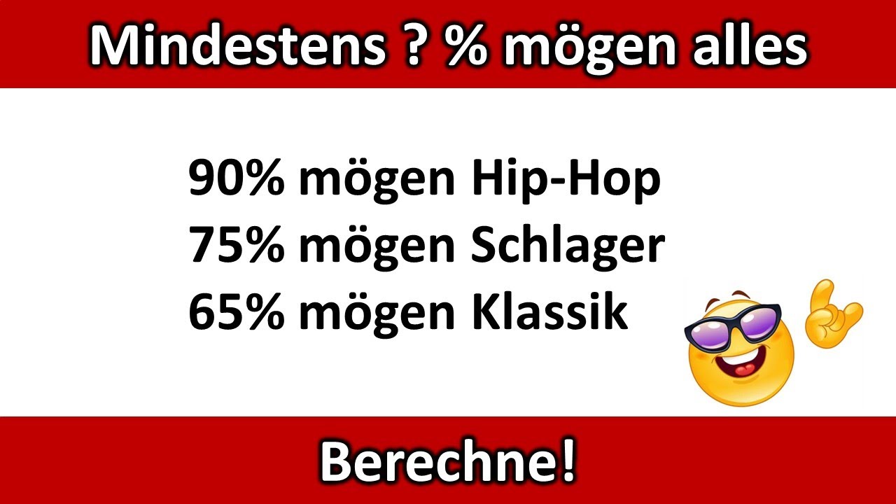 Überlappende Prozente