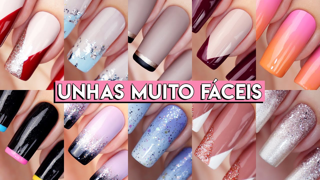 Unhas Decoradas MUITO FÁCEIS | Compilado de Tutoriais