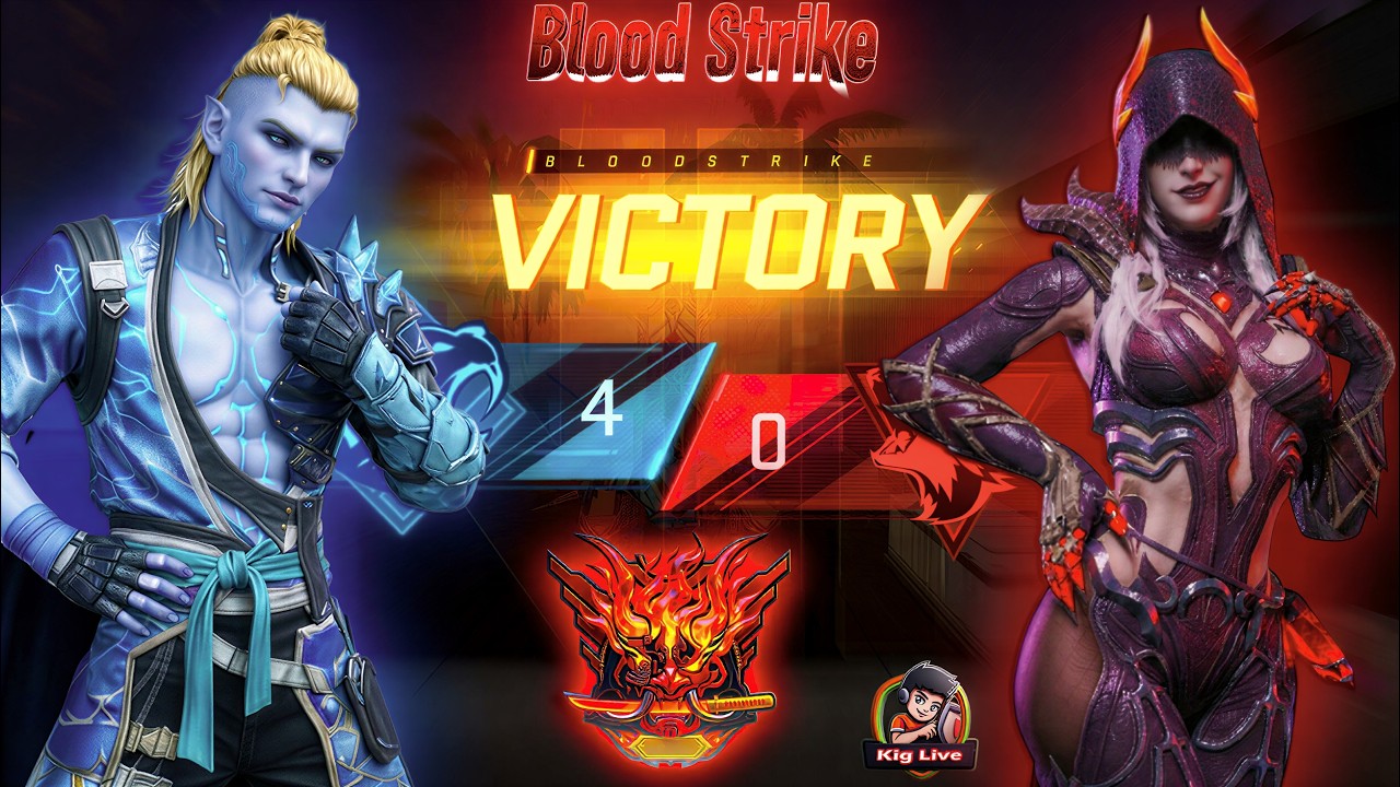 Squadfight 1vs4 Crazy Challenge Gameplay in Bloodstrike with Movement Guide No Commentry Gameplay