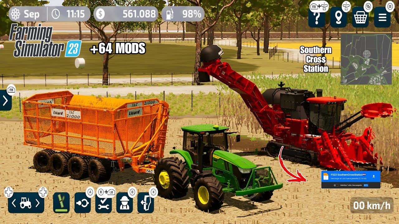 FS23🚜🇵🇾||Descarga el nuevo FS23 con el mapa Southern Cross Station totalmente gratis🚜🌾✅