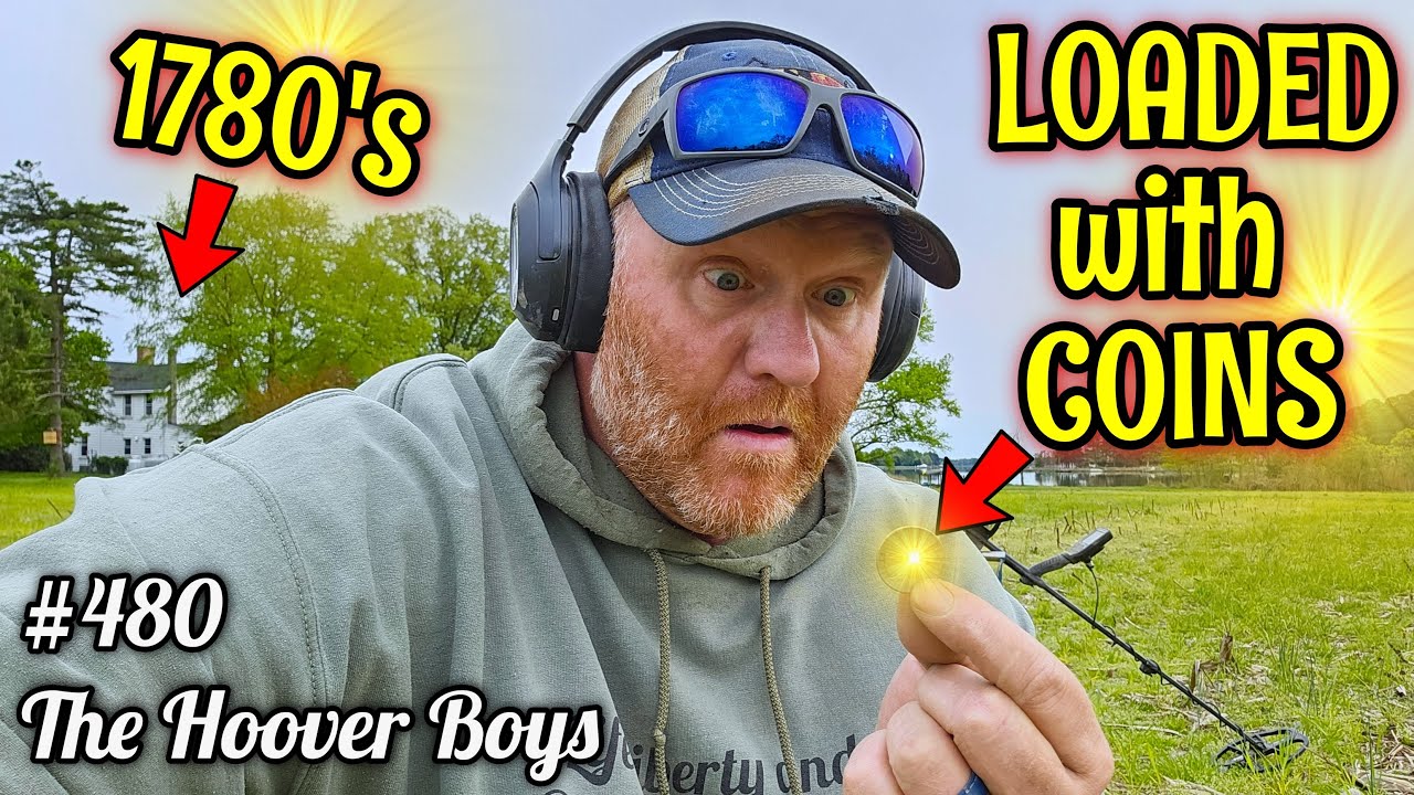 Metal Detecting a Virgin 1780's Colonial Farm LOADED with OLD Coins!!