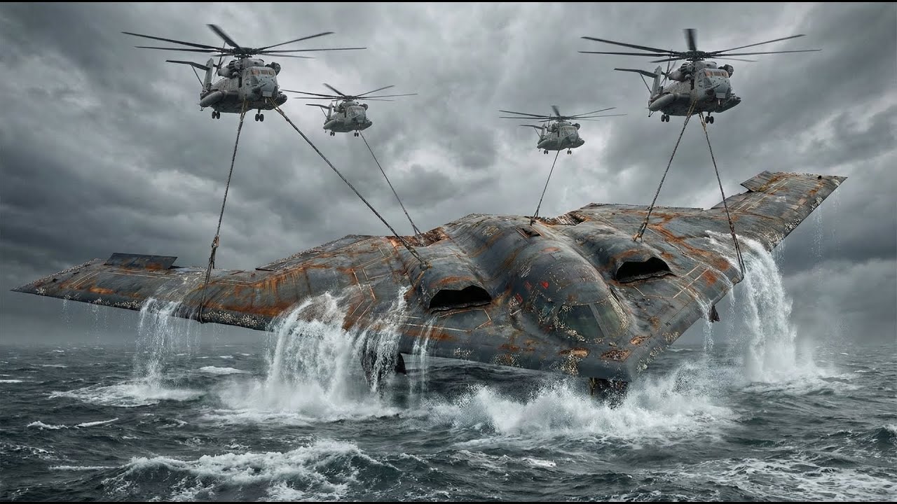 Sunken B-2 Spirit Stealth Bomber Rescue and Full Factory Restoration