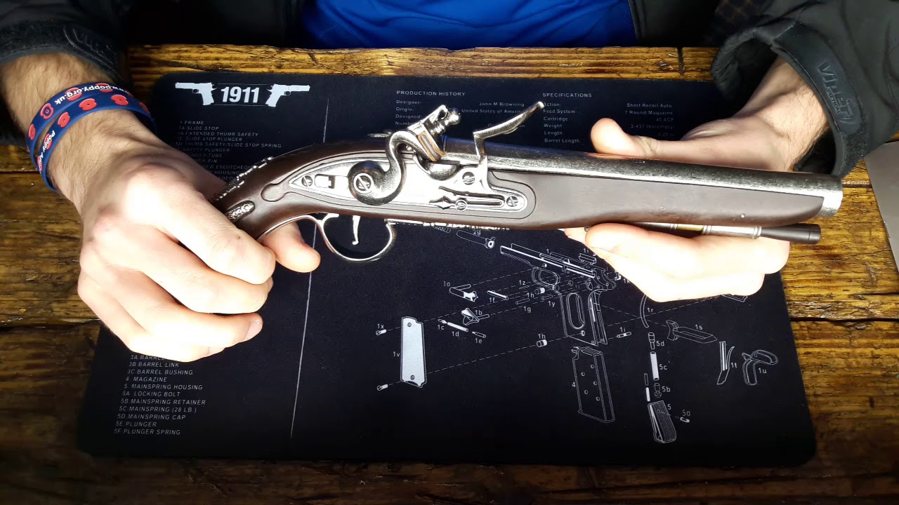 Dongsan K.T.W Airsoft 1748 George Washington flintlock pistol review