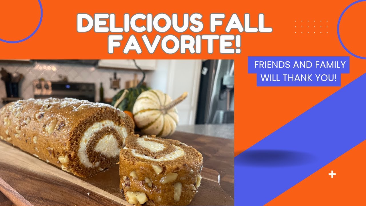 How to Make a Delicious Pumpkin Roll. Super Easy!