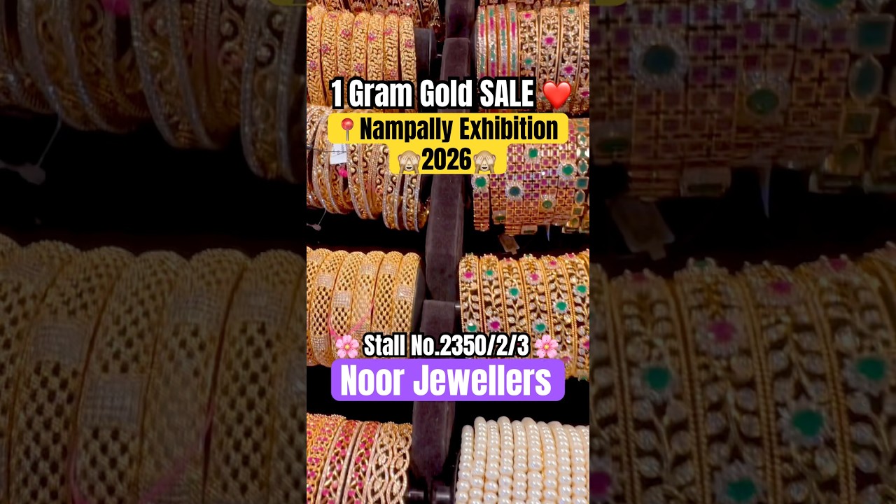 1 Gram Gold MEGA SALE Hyderabad Numaish Exhibition 2026