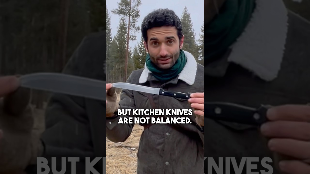 КАК МЕТНУТЬ ЛЮБОЙ НОЖ И ВОШЕЛ ИМ 🔪 #howto #survival #walkingdead #reels #viral #survival #nature