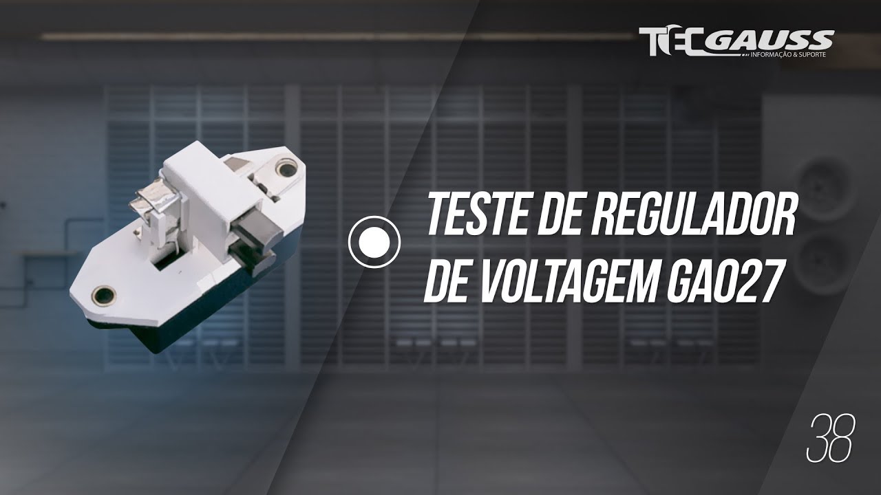 #TecGauss 38 - Testando um regulador de voltagem com equipamentos simples