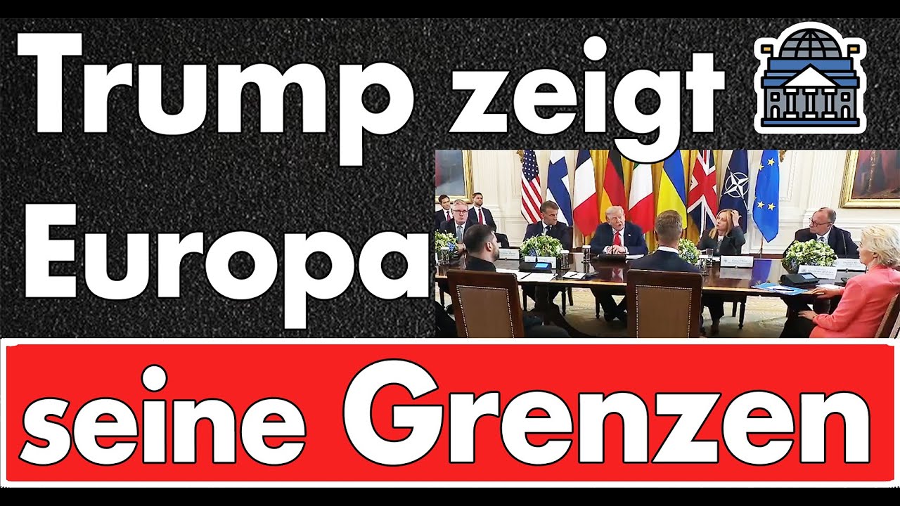Lehrstunde im Wei&szlig;en Haus! Ursula abgeb&uuml;gelt, Merz widersprochen! Trump macht Weltpolitik