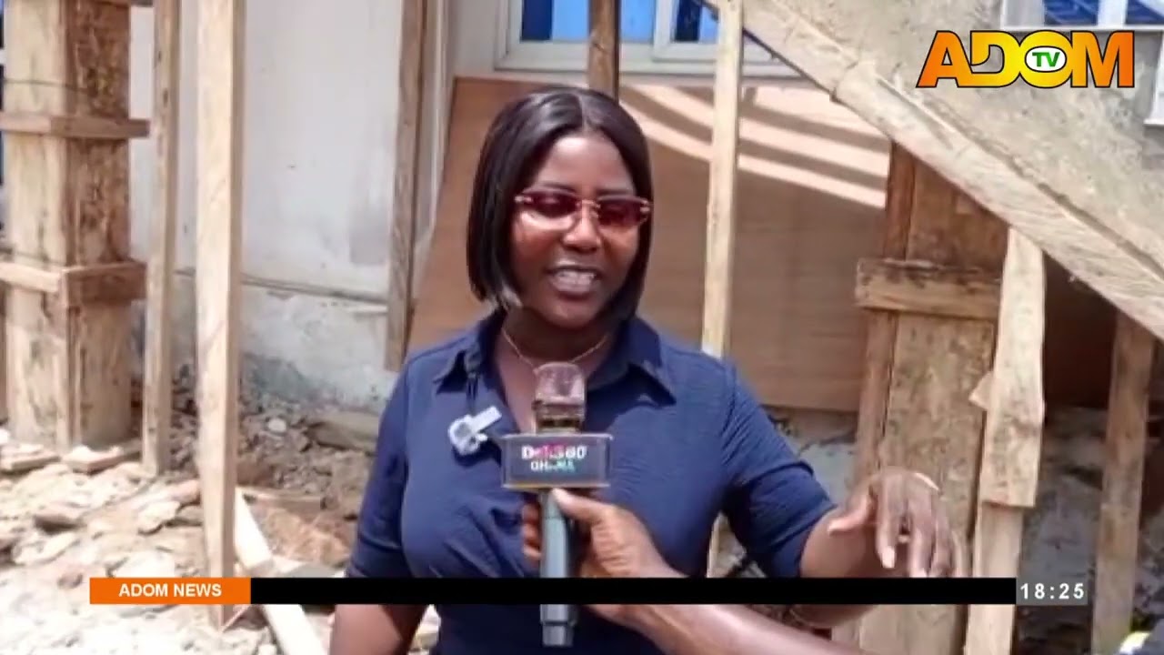 Improving Service Delivery: Jomoro MP inspects new DVLA office under construction at Tikobo No.1.