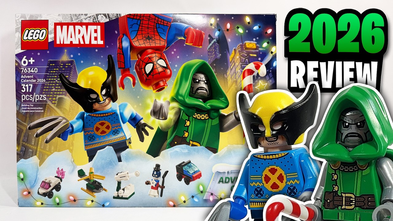 LEGO Marvel Адвент-календарь (76340) &mdash; обзор набора 2026 года