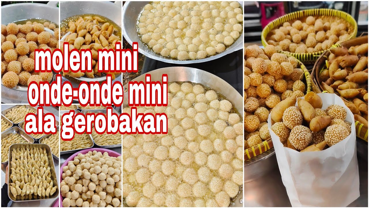 Onde-onde molen mini ala gerobakan... Anti gagal dijamin berhasil