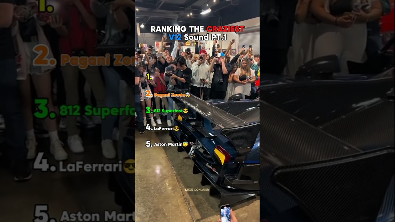 The most craziest V12 sound ☠️
