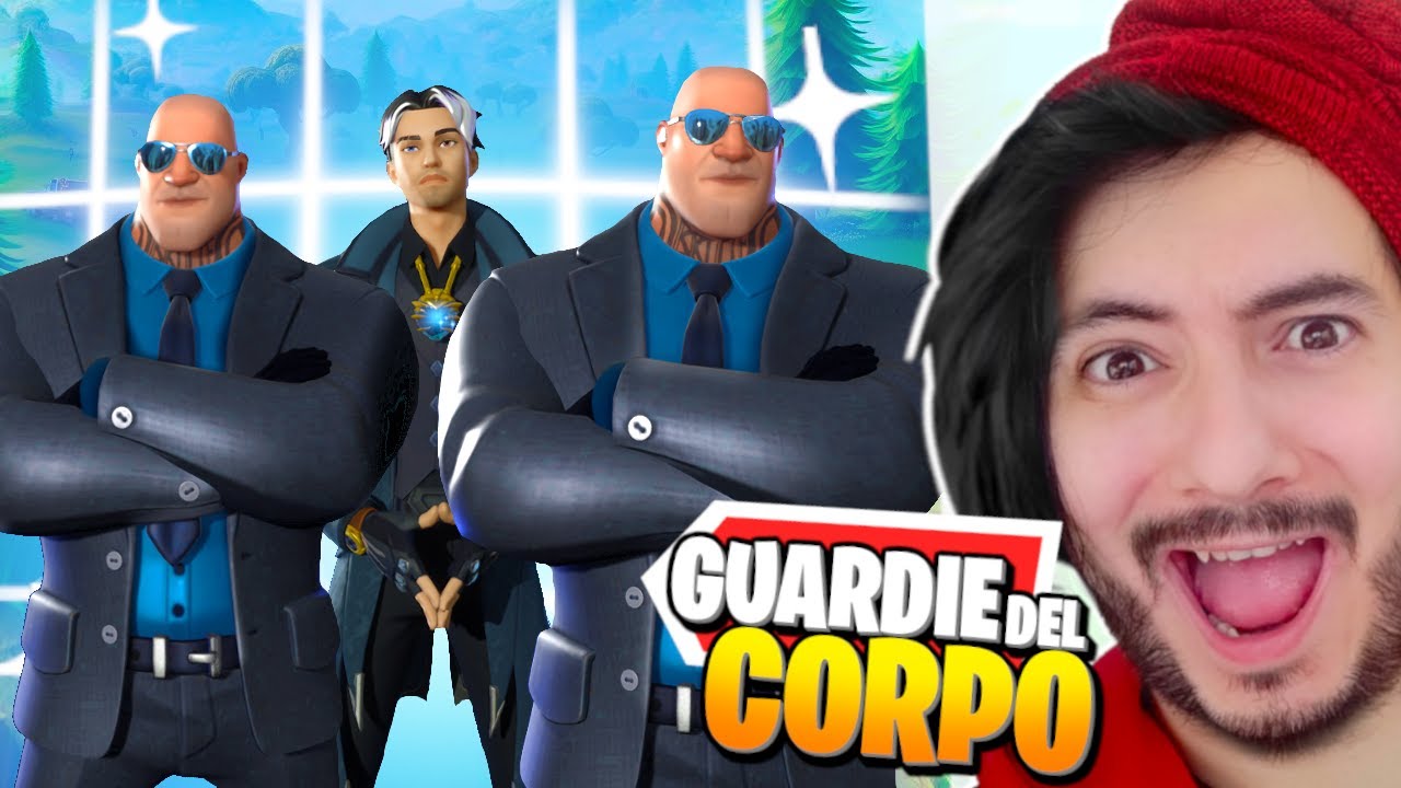 Ho ASSUNTO TRE GUARDIE DEL CORPO su Fortnite...