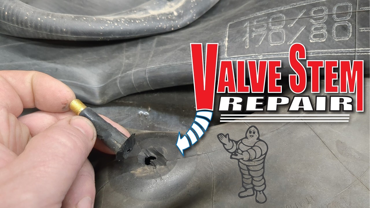 Valve Stem Repair on Inner Tubes