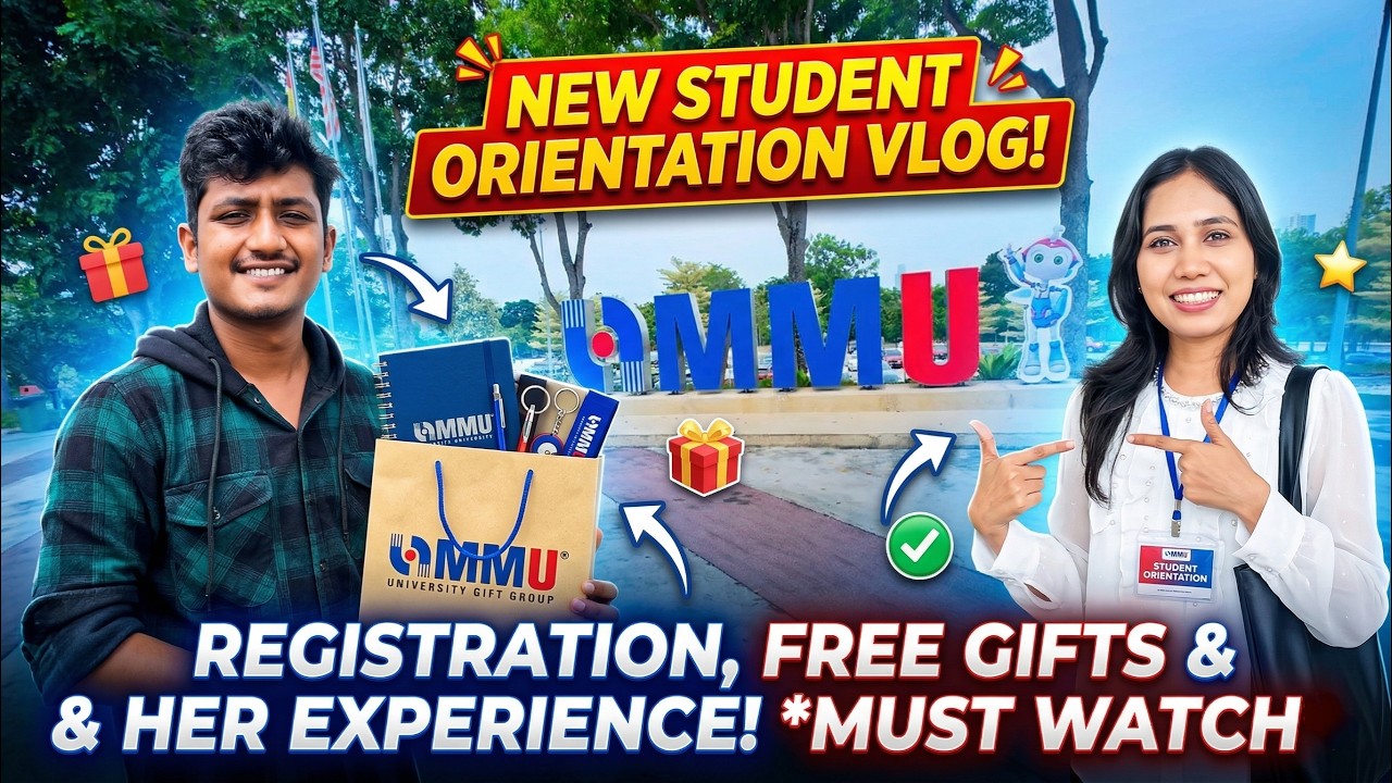 Bangladeshi Student Vlog: MMU Malaysia Campus Tour & Freshman Orientation