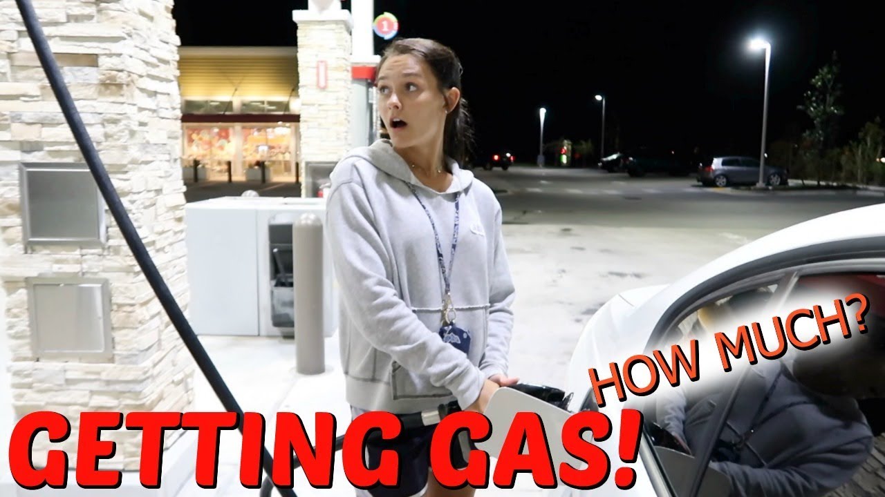 GETTING GAS + DRIVE WITH ME! PREPARING OUR HOME TO SELL! EMMA AND ELLIE