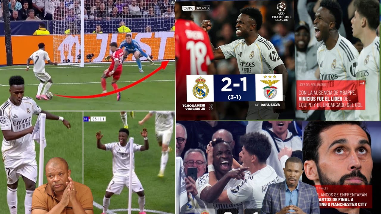Rudy sou viktwa Real Madrid 2-1 Benfica/Vini bitè & danse anko lavi Vini chanje/Real vs city pos.