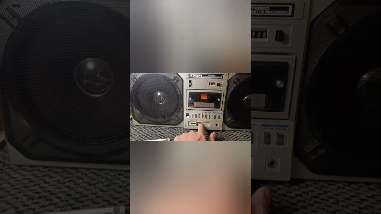 Diatone JR-711. Огляд японської магнітоли від Mitsubishi  #cassette #retro #vintage #music #boombox 