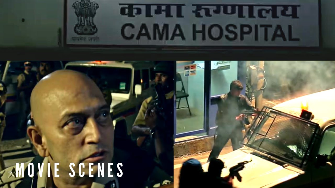 कामटे और सालस्कर , कामा हॉस्पिटल पर करते है चार्ज ..और फिर|The Attacks of 26/11Scenes | Nana Patekar