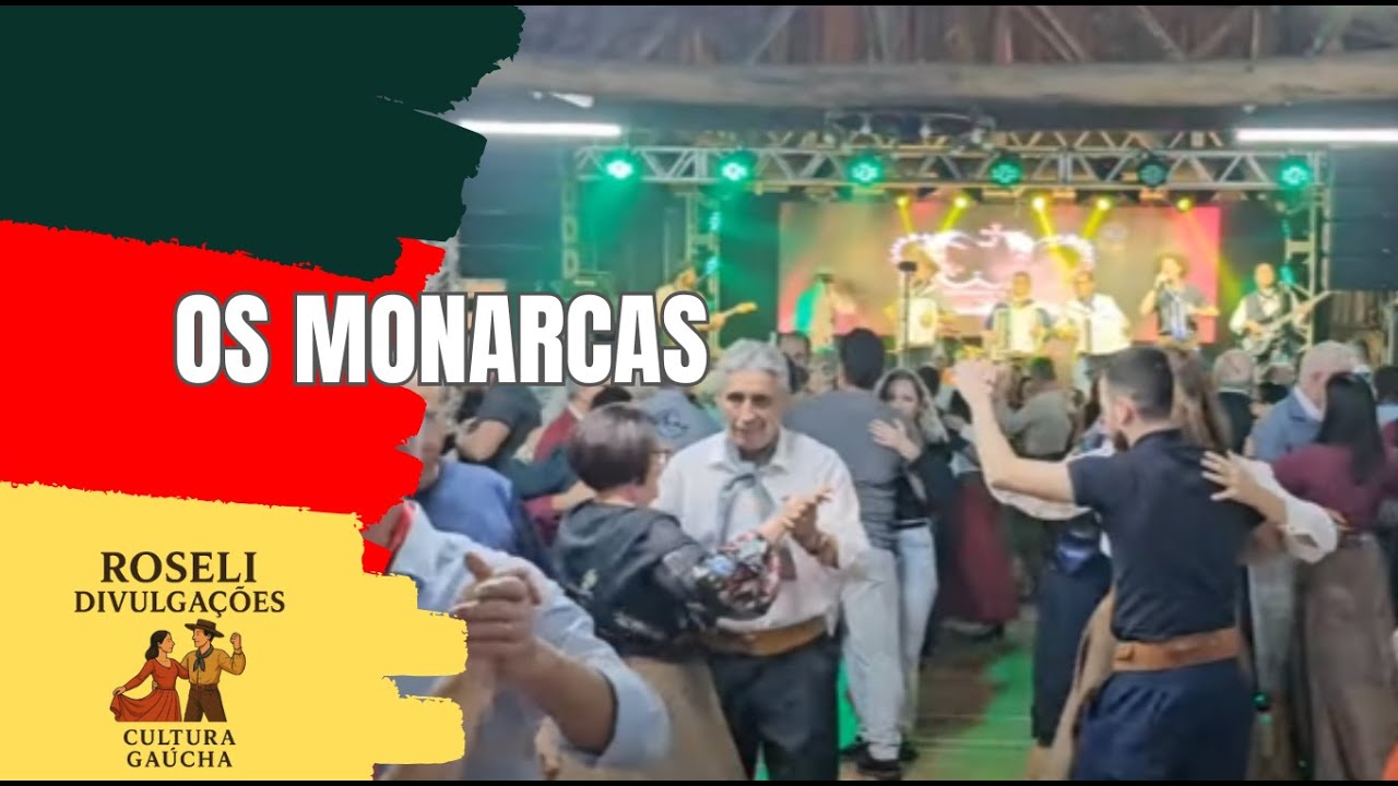 OS MONARCAS NO PALCO DA SOCIEDADE GAUCHA DE LOMBA GRANDE EM NOVO HAMBURGO /RS