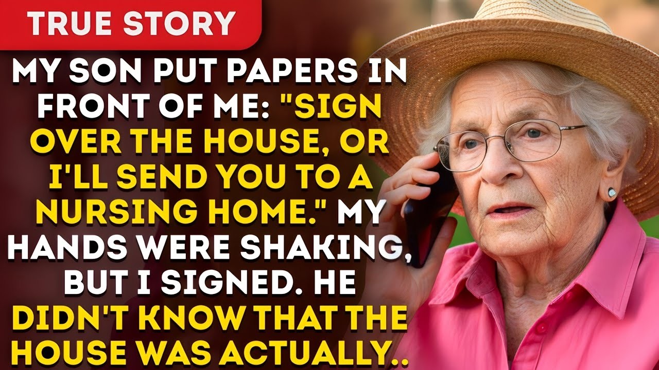 My Son Said  'Sign Away The House, Or I’ll Send You To A Nursing Home ' I Signed  But He Didn’t K