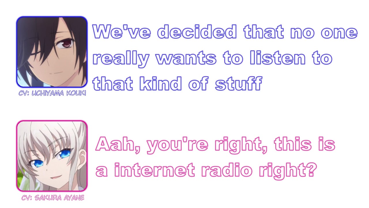 【Eng Sub】Sakura Ayaneru and Uchiyama Kouki flirting【Charlotte Radio】