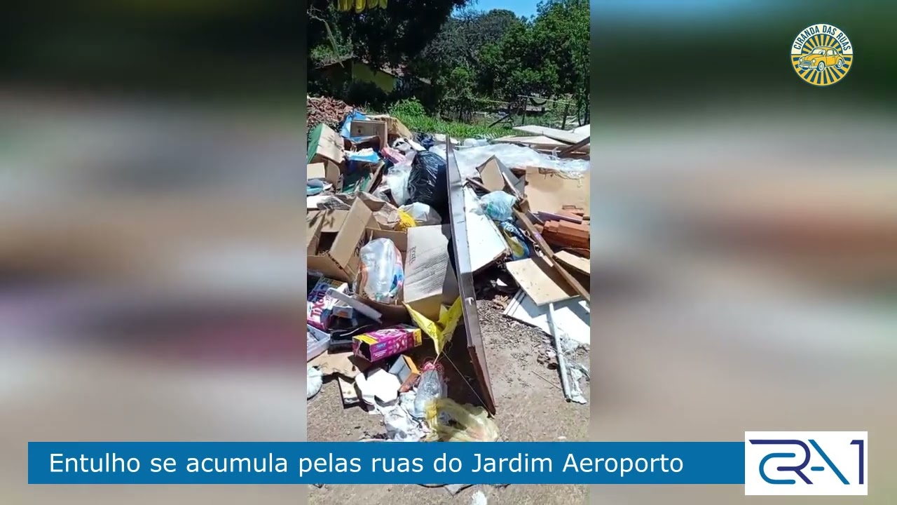 Ciranda das Ruas | Entulho se acumula nas ruas do Residencial Milton Severino (Aeroporto)