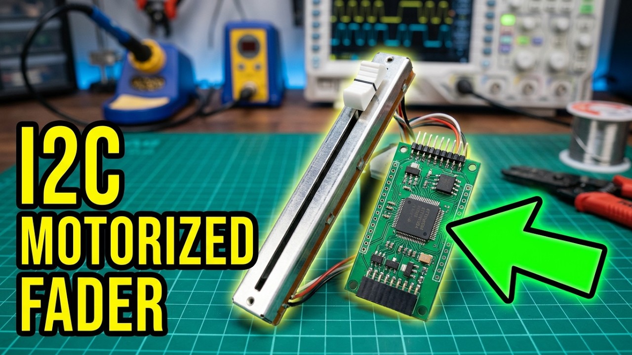 Motorized Slide Potentiometer Controller using ATTiny804