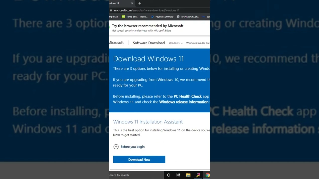 How to download windows 11 official iso #windows #tech #anytiplk #shorts