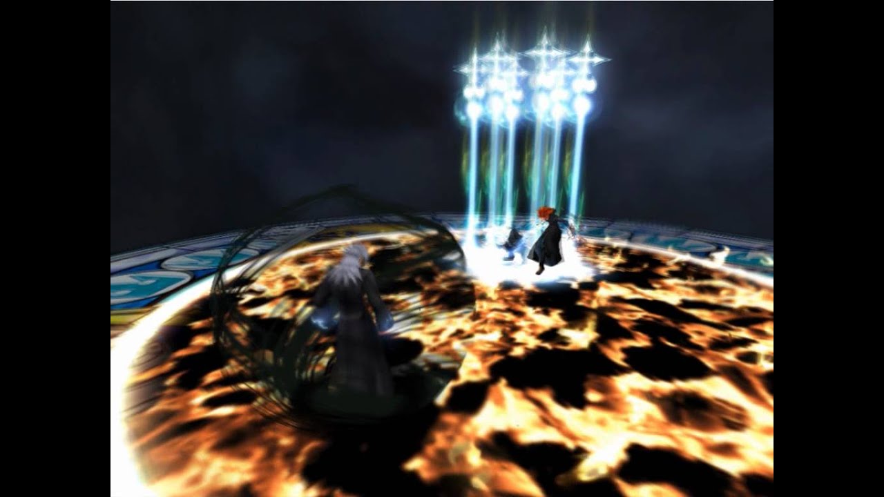 Roxas and Axel VS. Xemnas