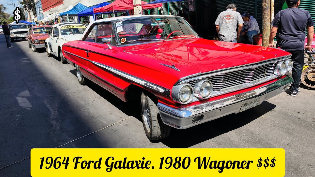 1964 Ford Galaxie, 1977 Ford Maverick Conservado. 1980 Wagoneer 1980 $$$. Bazar de la Carcacha. 