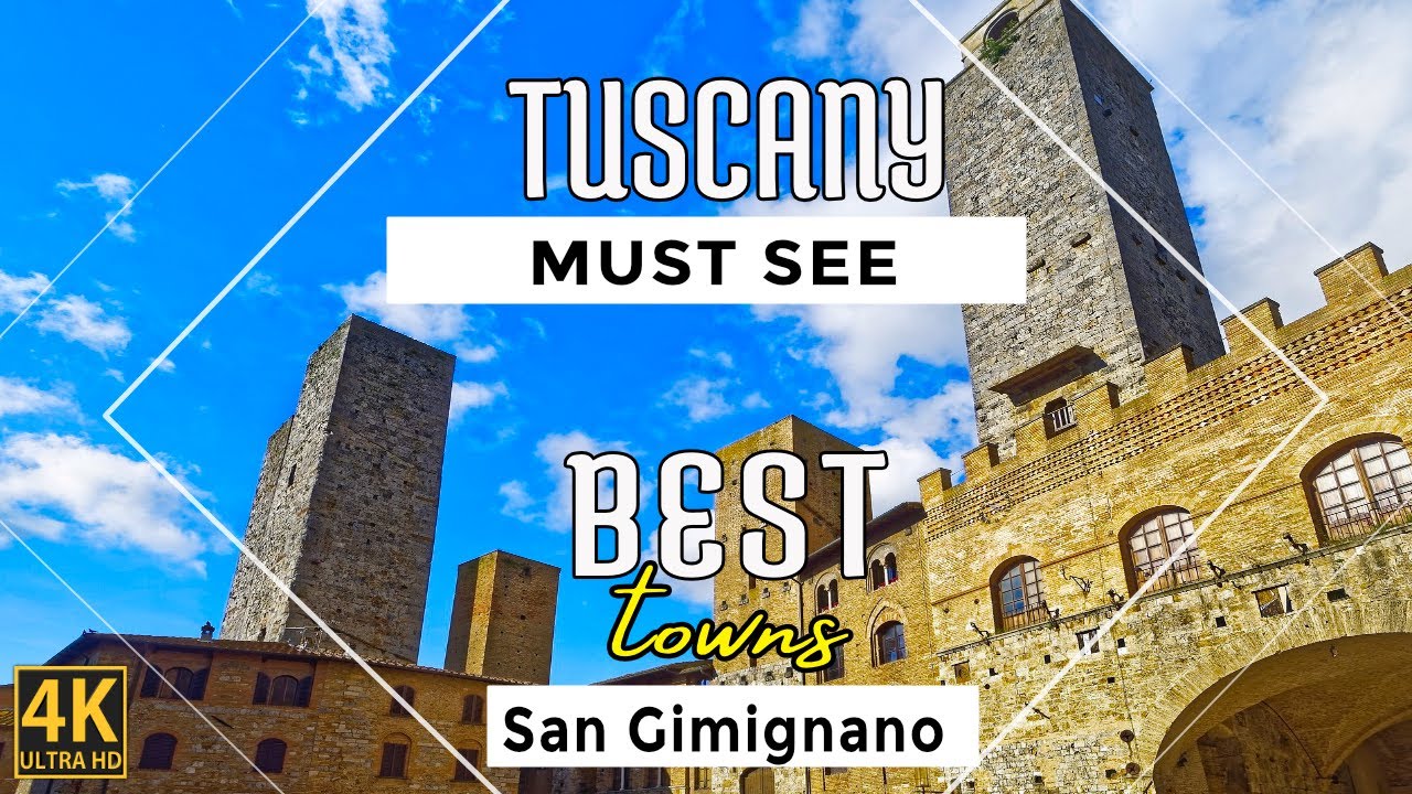 Most Historic Towns of Tuscany, Italy 🇮🇹 - San Gimignano