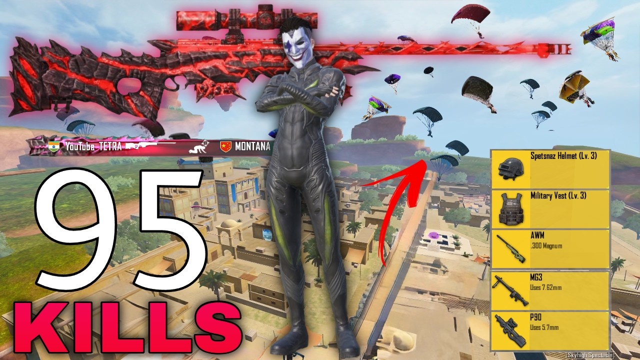 95 KILLS!🔥BEST LOOT FASTEST GAMEPLAY With FAVORITE SET😍SAMSUNG,A7,A8,J5,J6,J7,J2,J3,XS,A3,A4,A5,A6