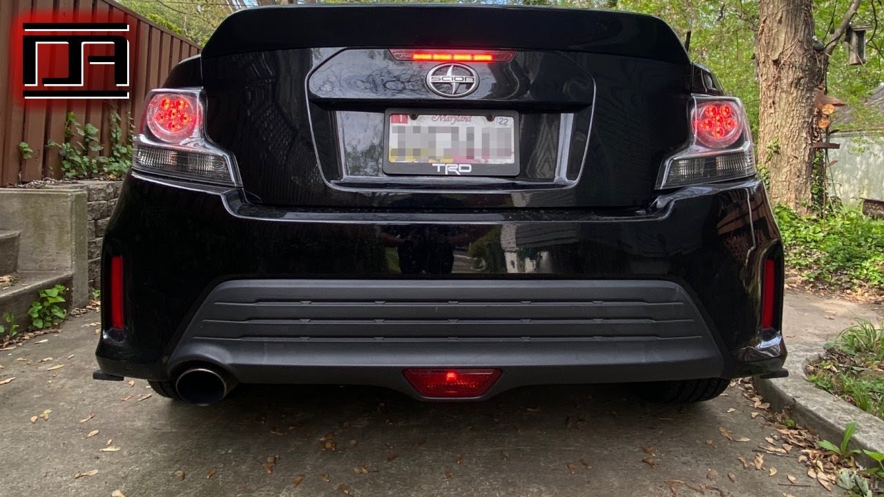 iJDMTOY Rear Fog / 4th Brake Light LED Conversion Kit Install (Scion tC2.5)