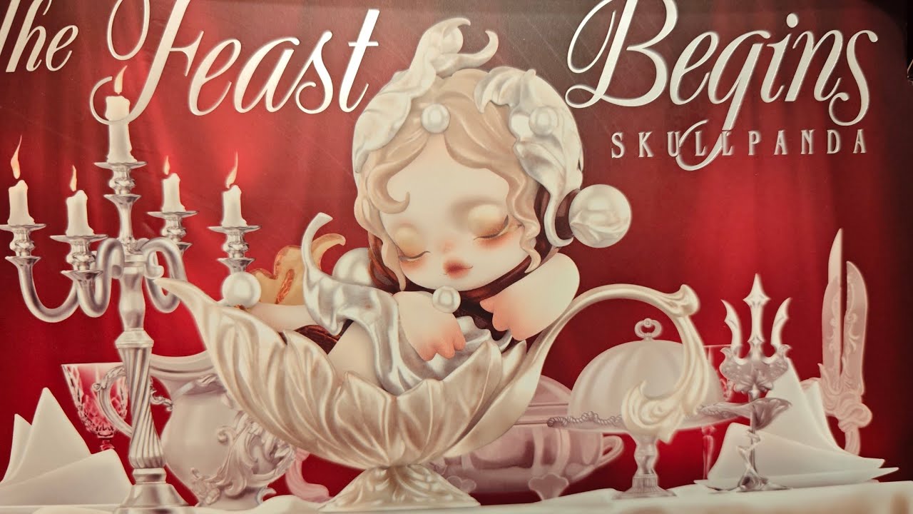 Pop Mart Skullpanda The Feast Begins ❤️ Blind Box Unboxing