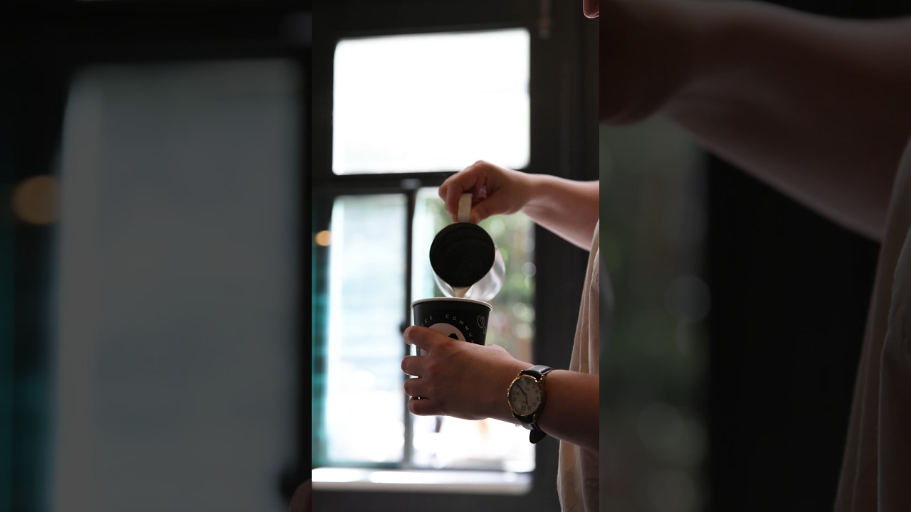 another day at the cafe 🐼#shorts #coffeecommunity #specialtycoffee #specialtycoffeeroaster