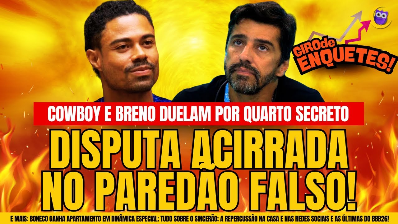 🔴BBB26: PAREDÃO FALSO ACIRRADO? SINCERÃO EXPÕE TRAIDORES; GIRO DE ENQUETES e mais!