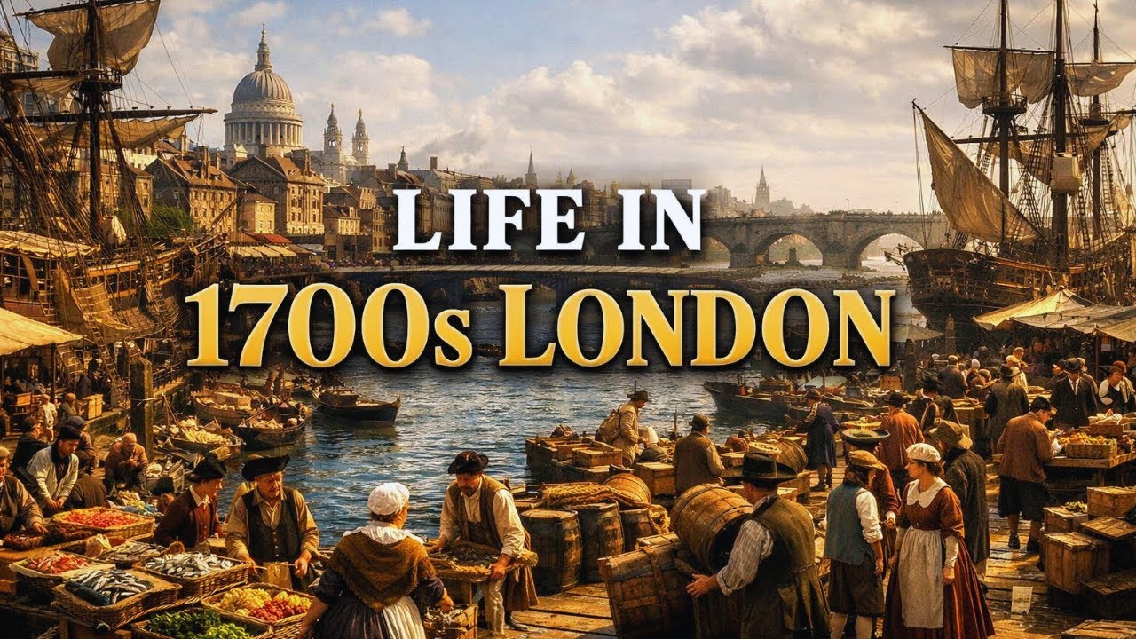 How People Truly Lived in 1700s London | Calm History to Fall Asleep