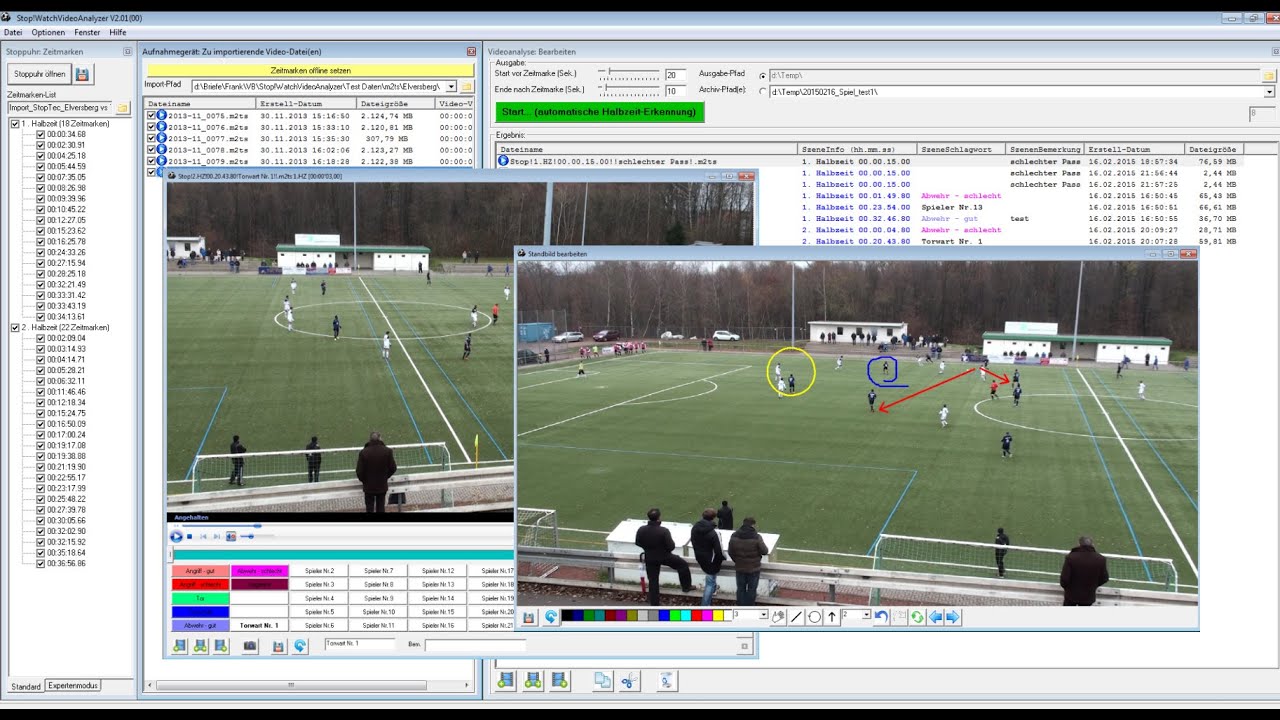 Tutorial zu Stop!WatchVideoAnalyzer how to use 2.01 - Verwendung der Videoanalysesoftware