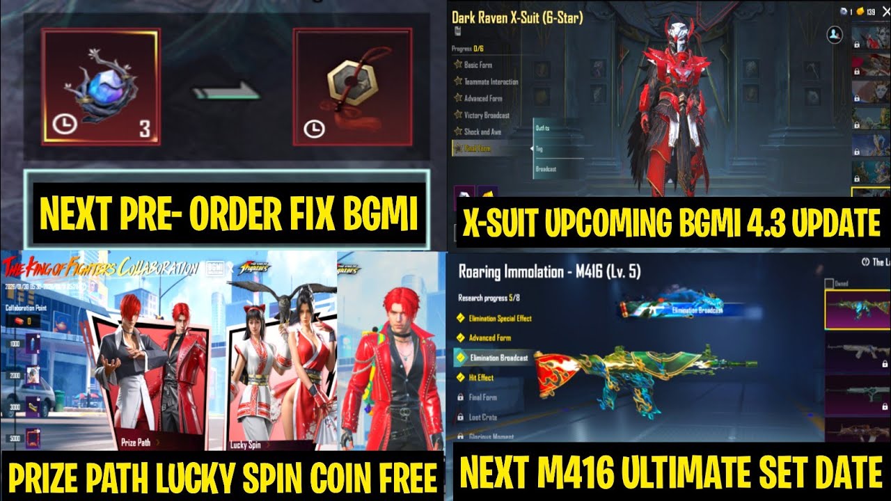 🔴Next Ultimate Set Pre-Order Date Fix | Next X-Suit Official Confirmed | Prize Path Coin bgmi Spin 